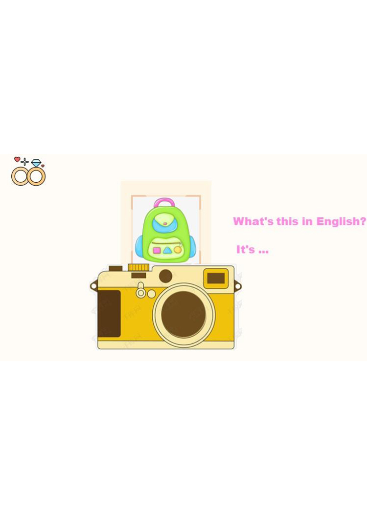 英语小游戏照相机PPT