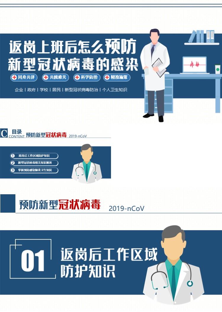返岗后怎么预防新型冠状病毒PPT模板