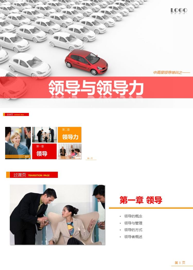 企业中高层领导培训课件ppt模板 