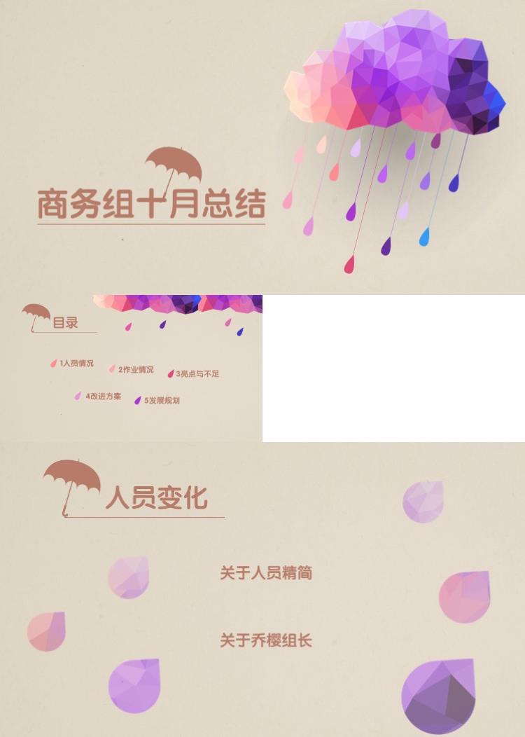 清新简约创意新颖ppt汇报模板