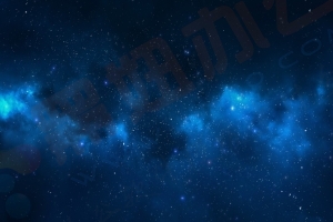 蓝色星空背景素材图片